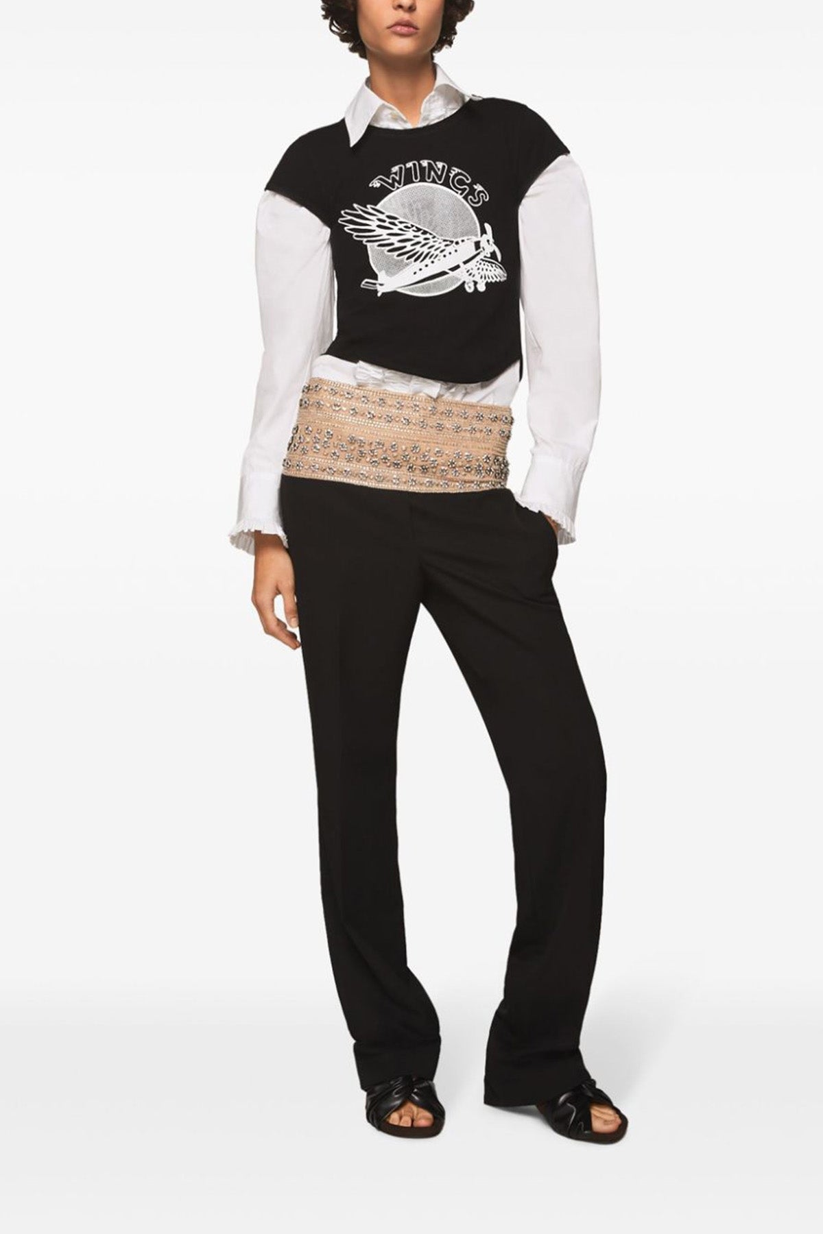 STELLA MCCARTNEY 38 smoking wool pants