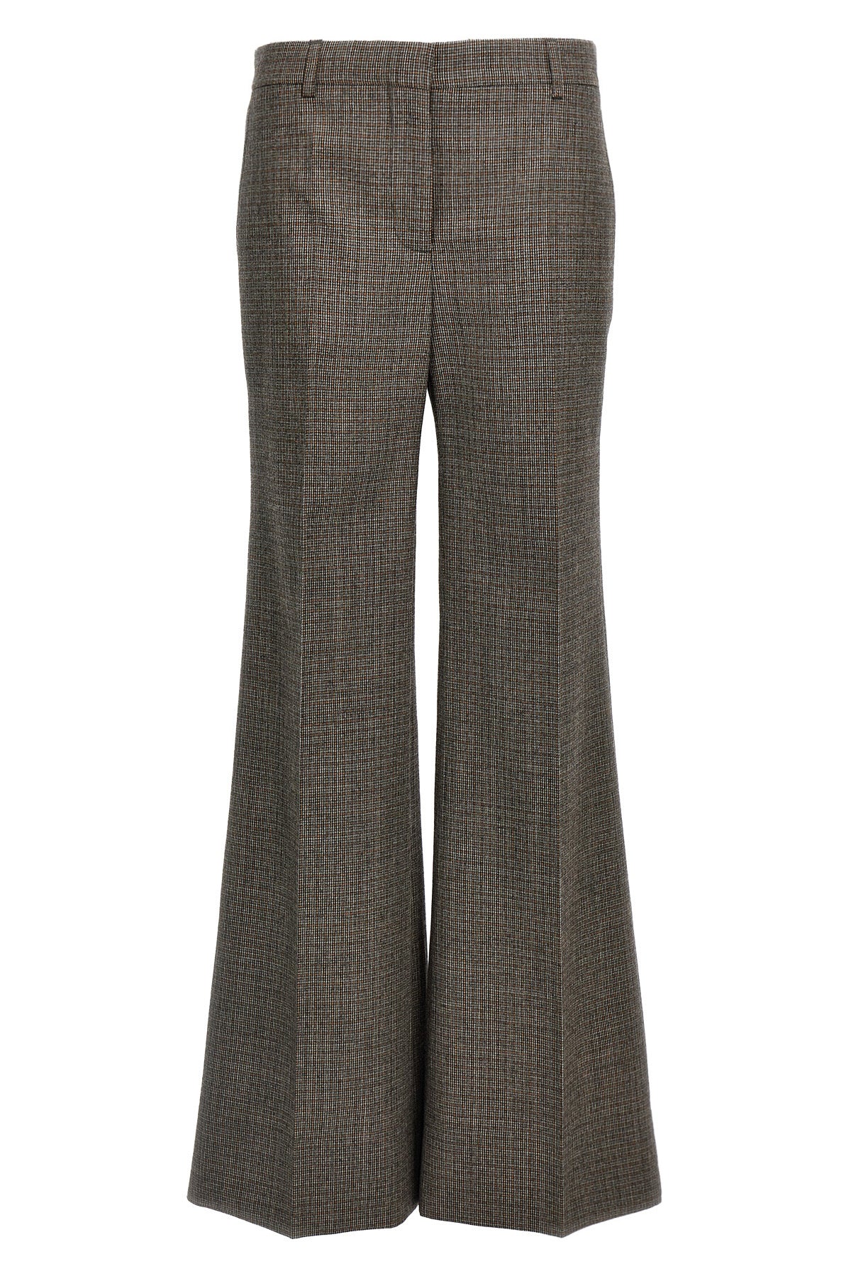 STELLA MCCARTNEY 40 micro houndstooth wool trousers