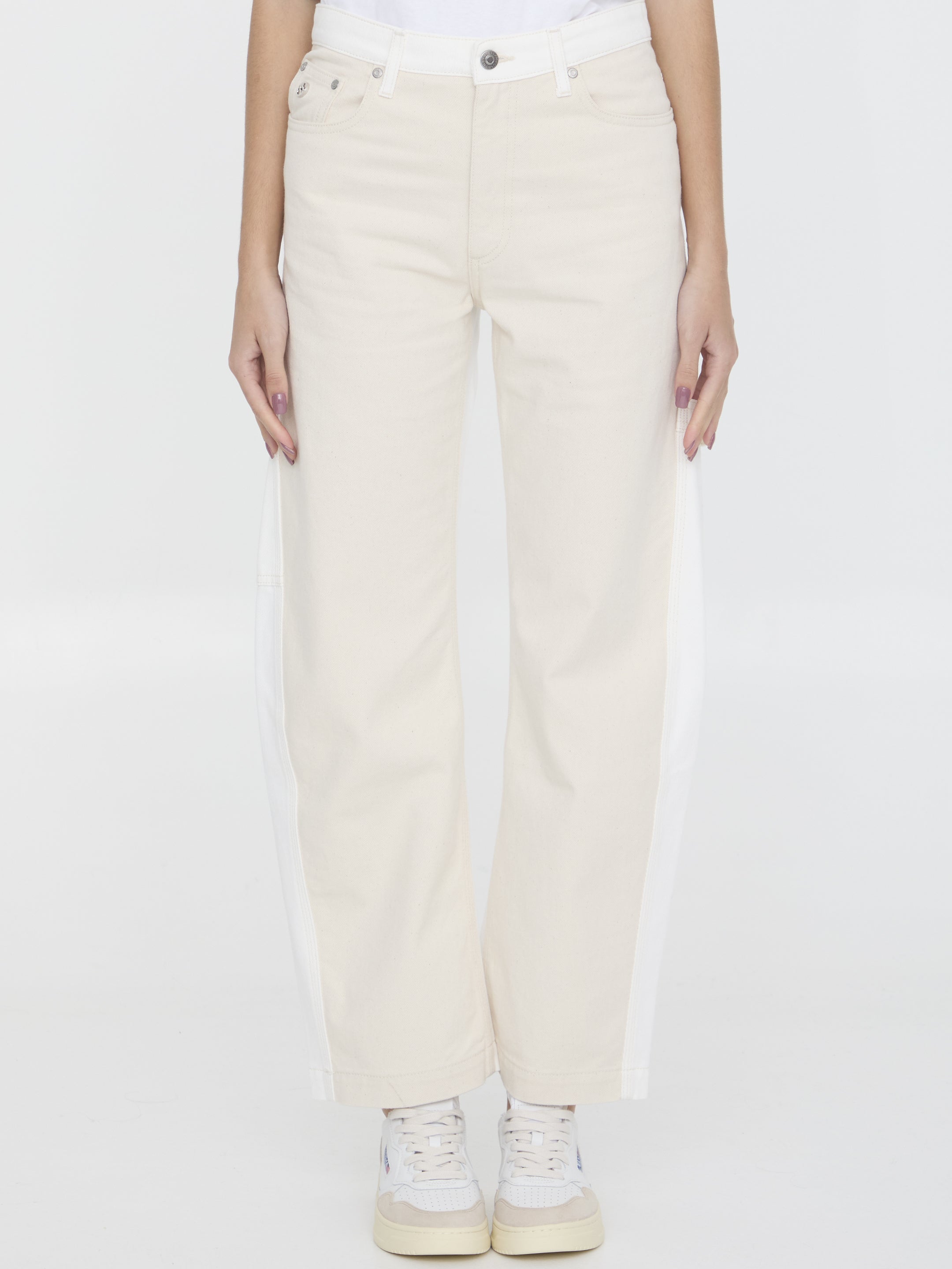 STELLA MCCARTNEY 25 banana leg utility jeans