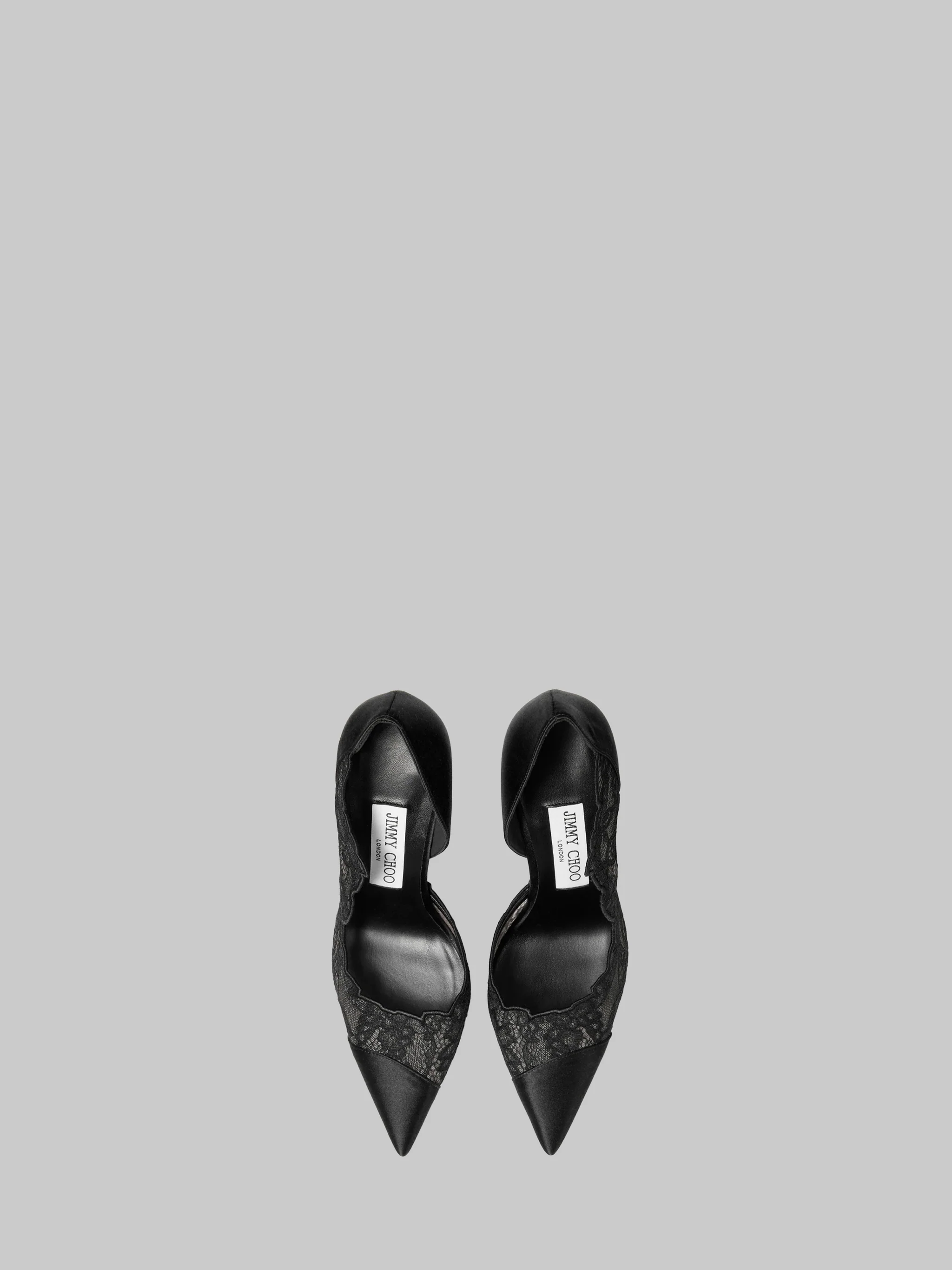brigitte 100 pumps in lace and satin