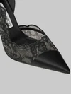 brigitte 100 pumps in lace and satin