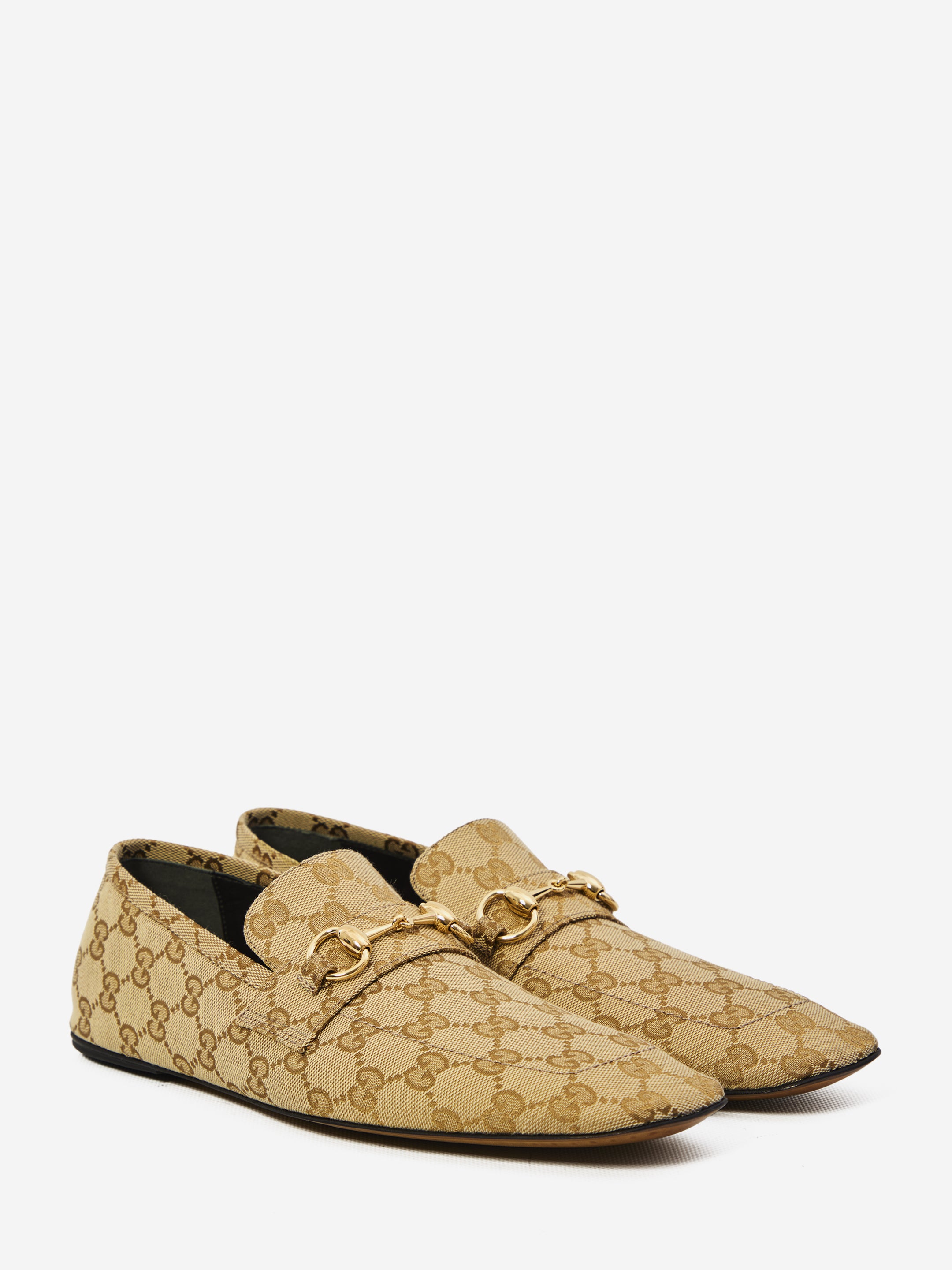 GUCCI 36 loafers with horsebit