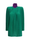 pleated georgette top