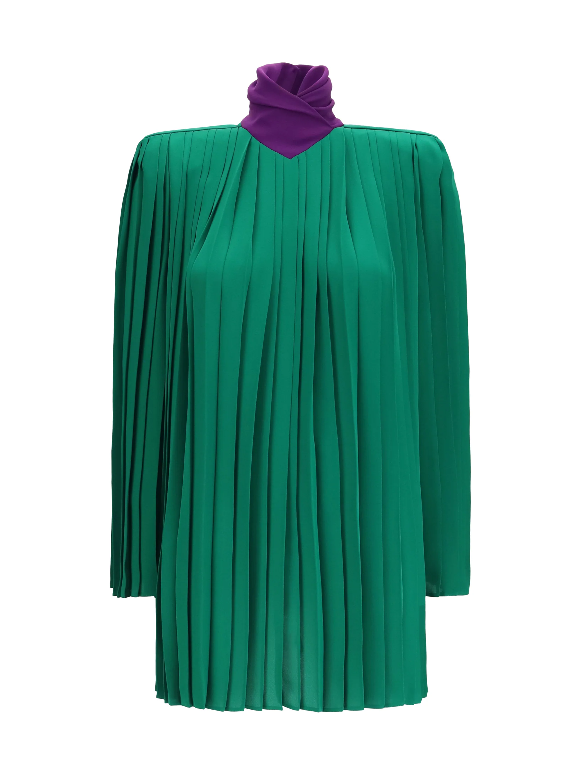 pleated georgette top