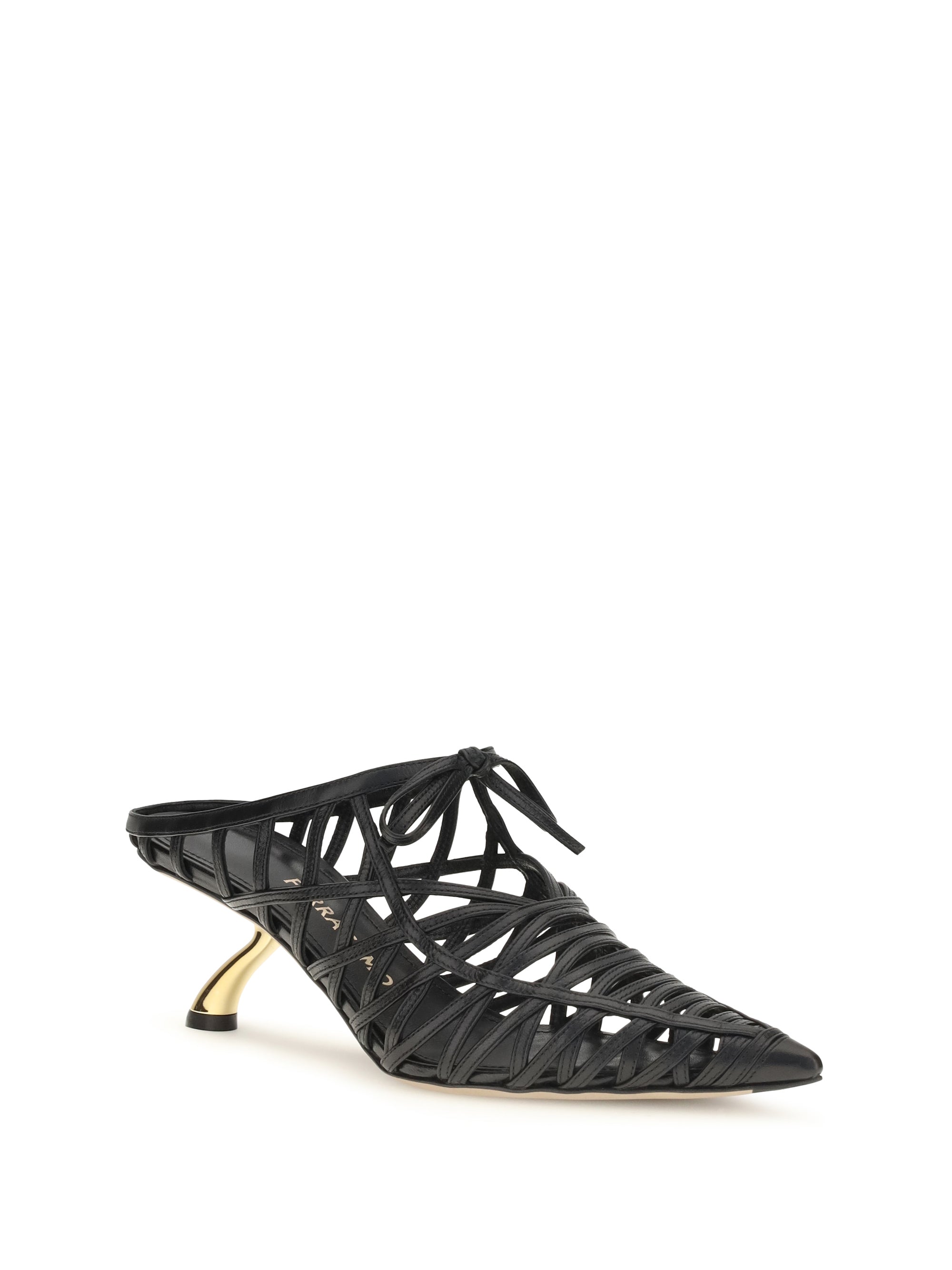 s sculpted heel mules
