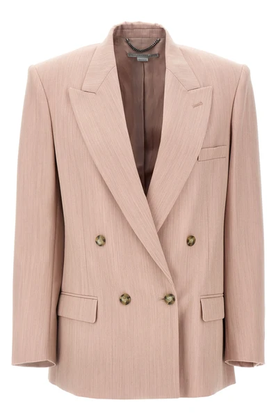 double-breasted wool blazer