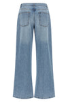 eglitta stone-washed cotton denim jeans