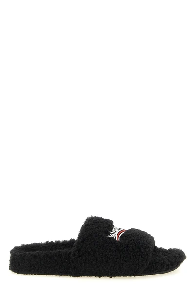 balenciaga slide sandals redefine comfort through a bold