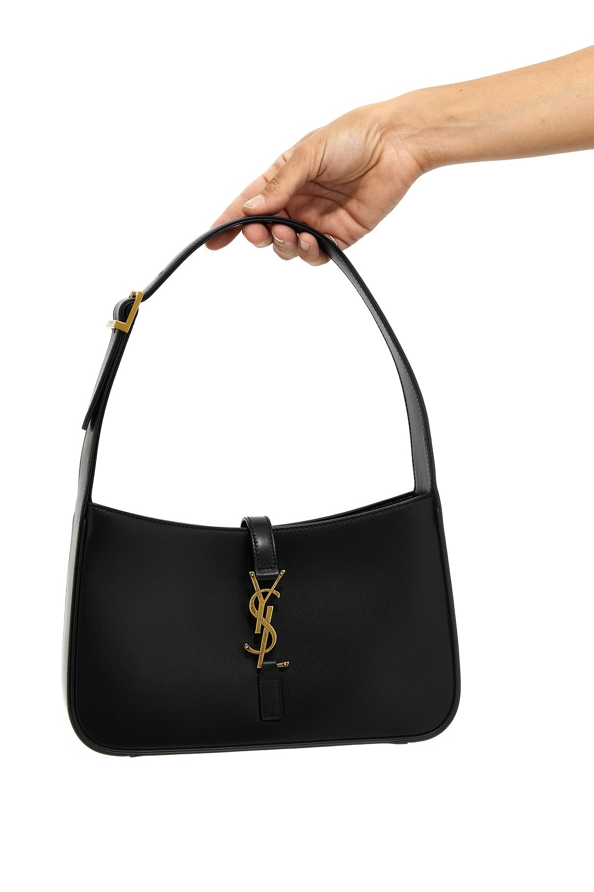 SAINT LAURENT OS hobo le 5 à 7 leather shoulder bag