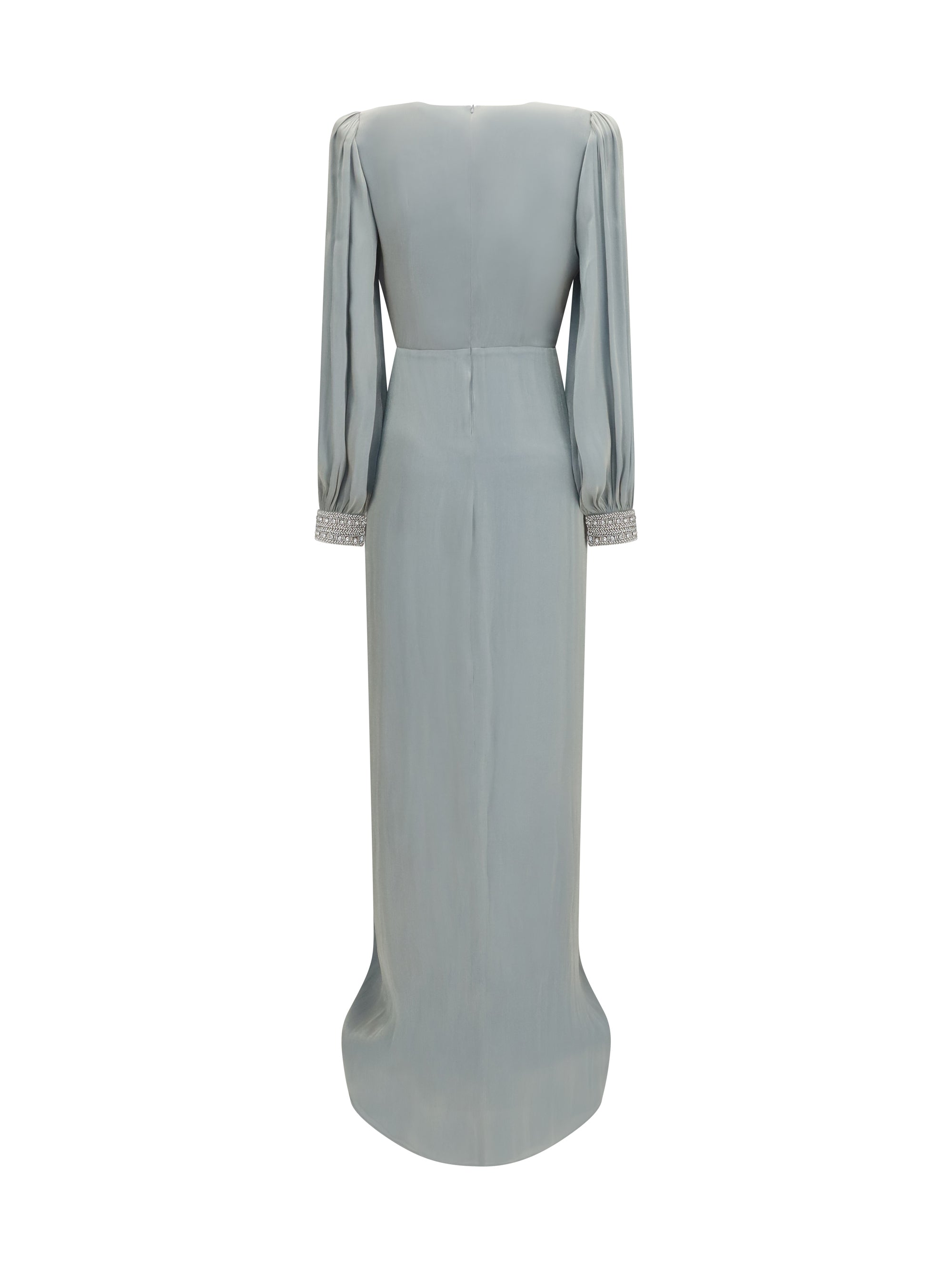 long crossover dress