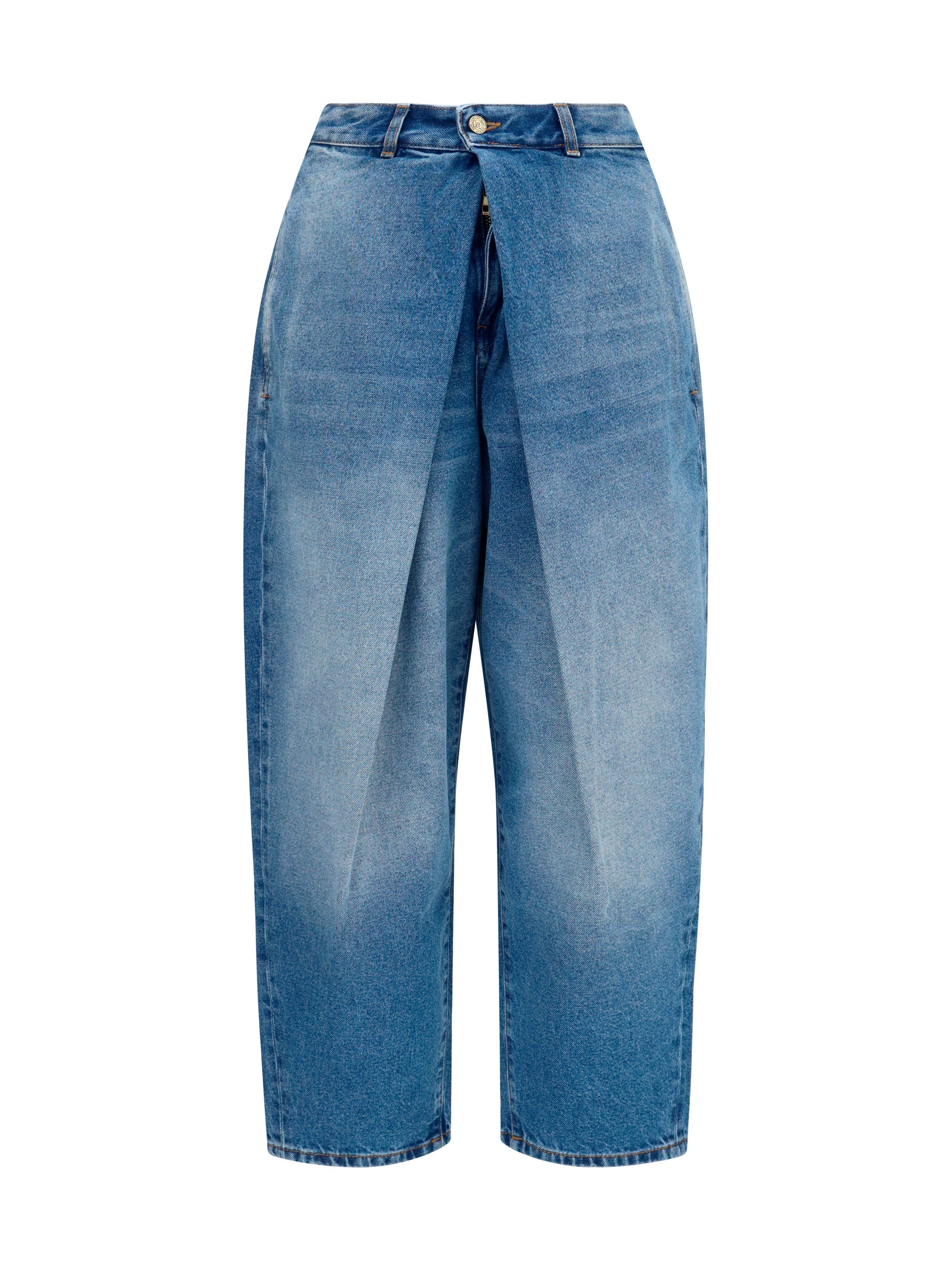 BALMAIN 34 barrel denim jeans 