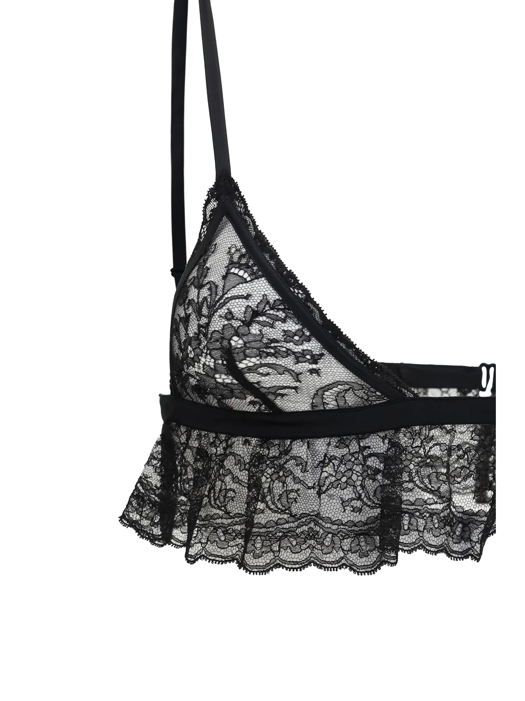 wireless lace bra