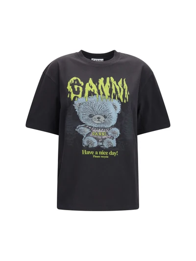 forest teddy graphic t-shirt
