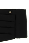 the gucci pure black silk tuxedo sash