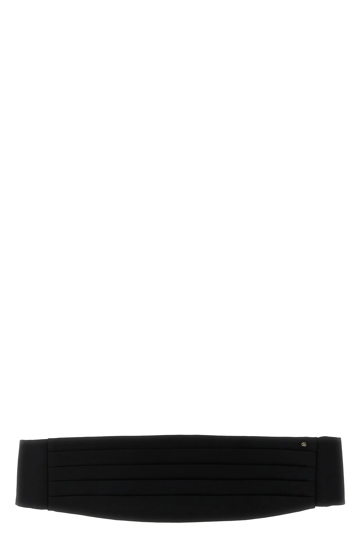GUCCI L the gucci pure black silk tuxedo sash