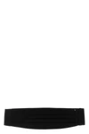 the gucci pure black silk tuxedo sash