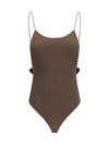 cabana one-piece swimsuit with ruffles