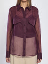silk organza shirt