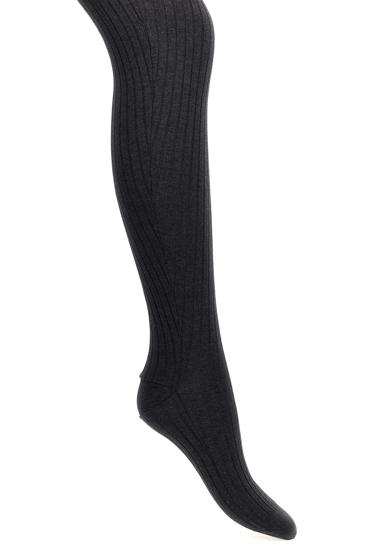 PRADA 3 ribbed cotton tights