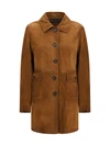 suede long jacket