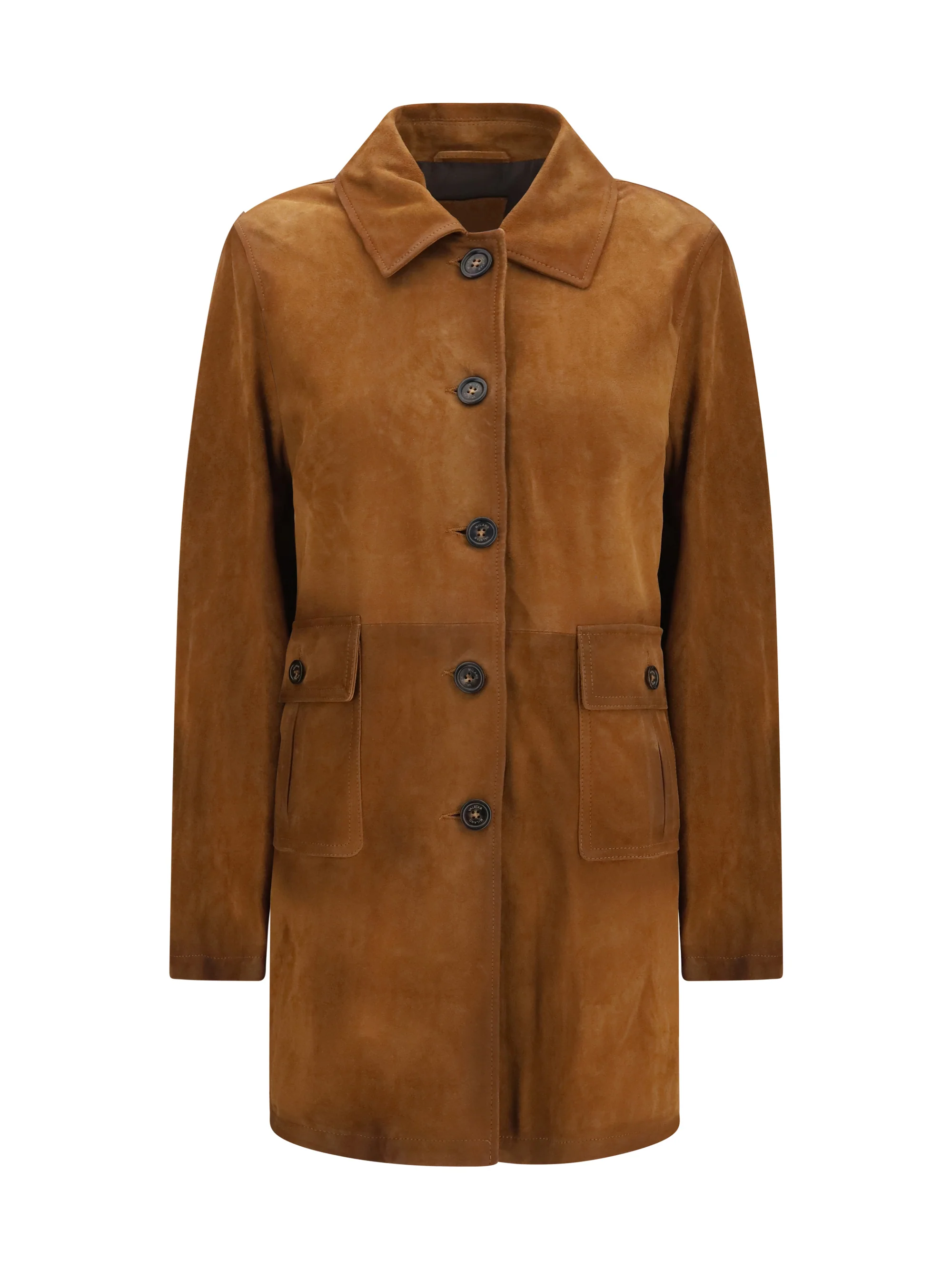 suede long jacket