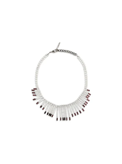 crystal fringe necklace
