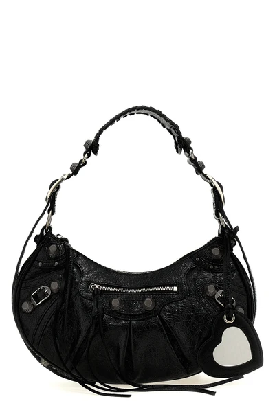 arena le cagole s shoulder bag in lambskin leather