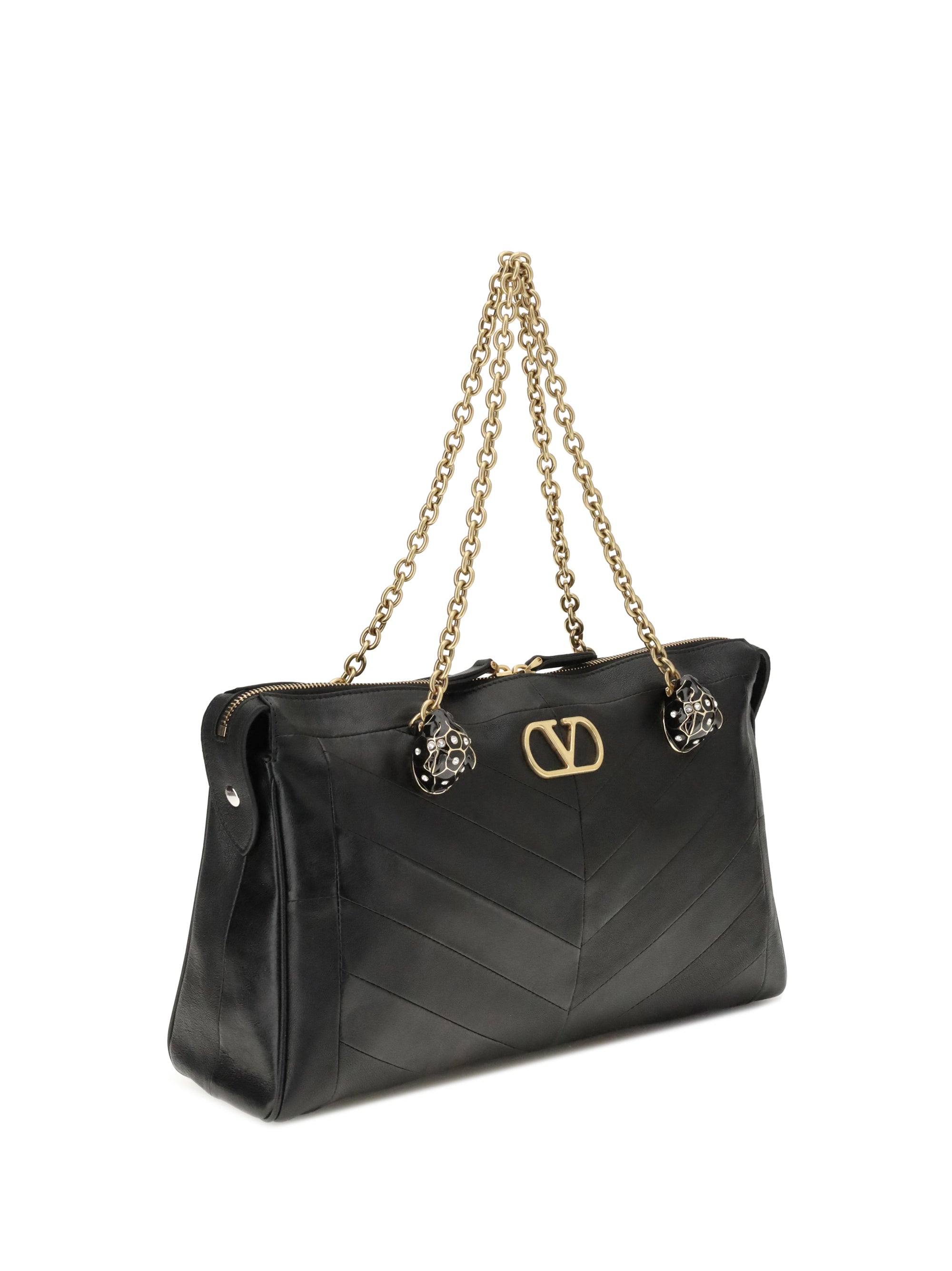 VALENTINO GARAVANI OS panthea chevron medium shoulder bag r