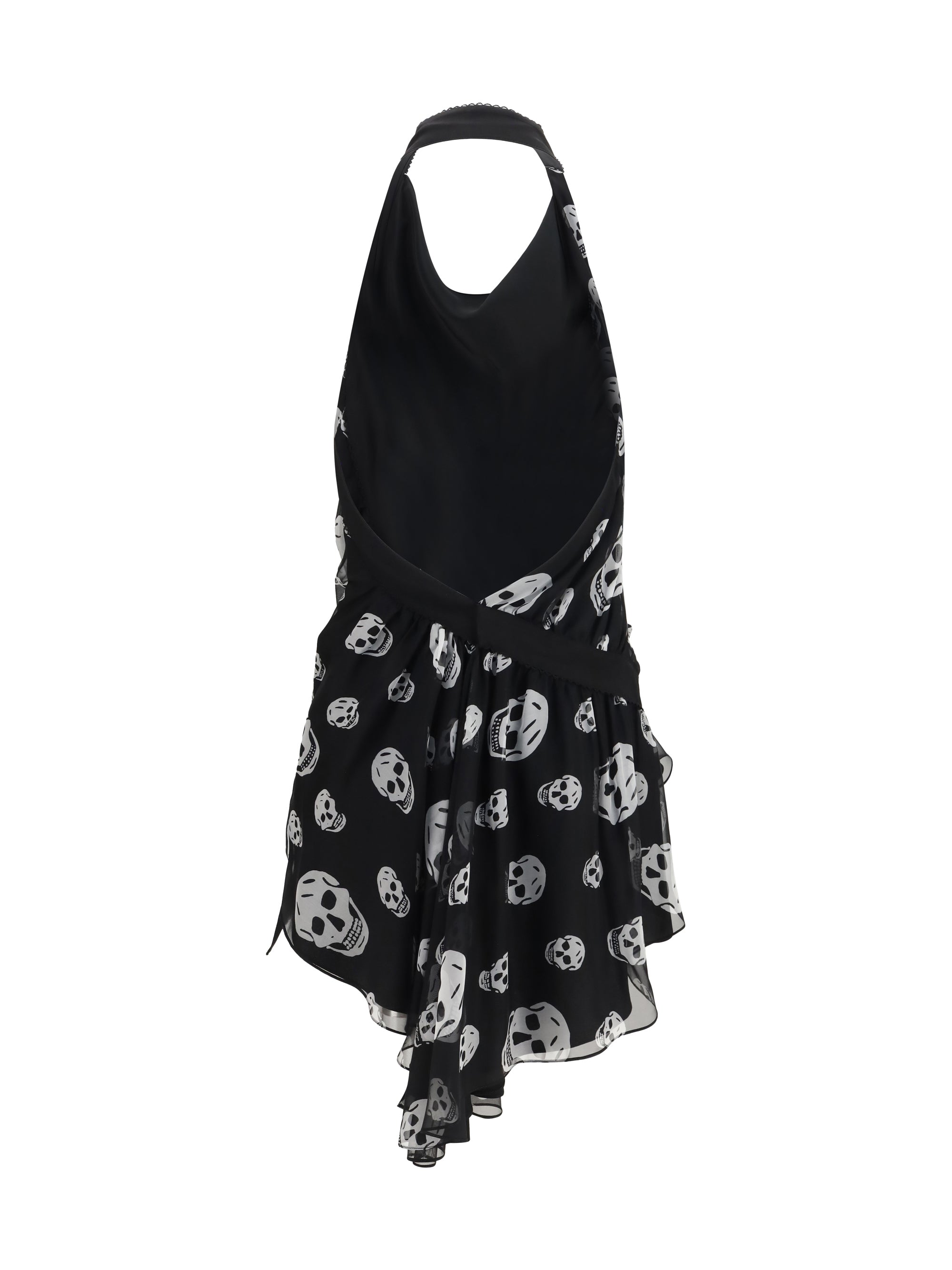 ALEXANDER MCQUEEN 42 halter silk top 