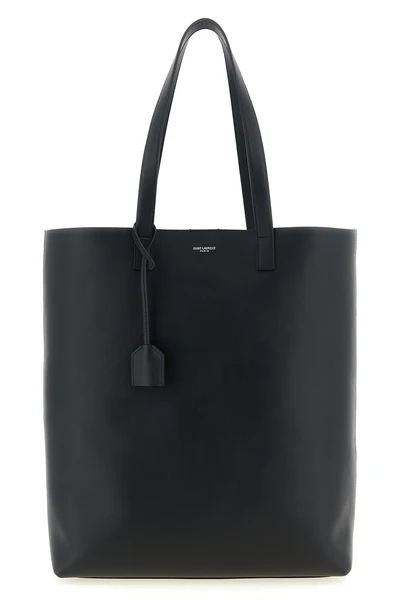 bold leather shopping bag