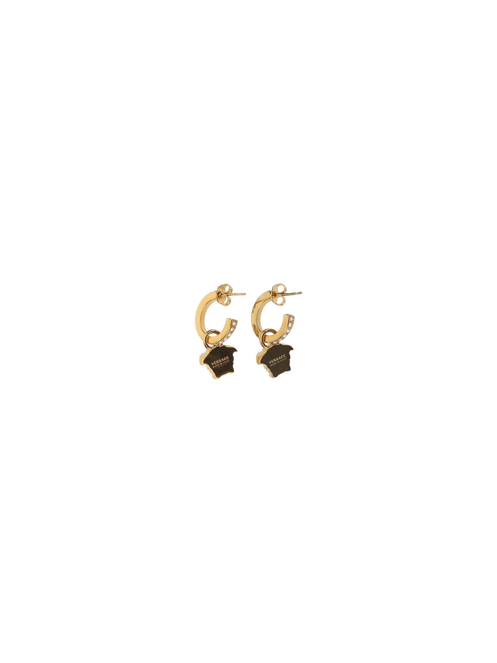 VERSACE OS medusa head drop earrings