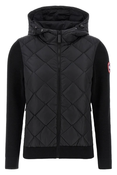 hybridge® quilted knit middle-weight merino wool jacket