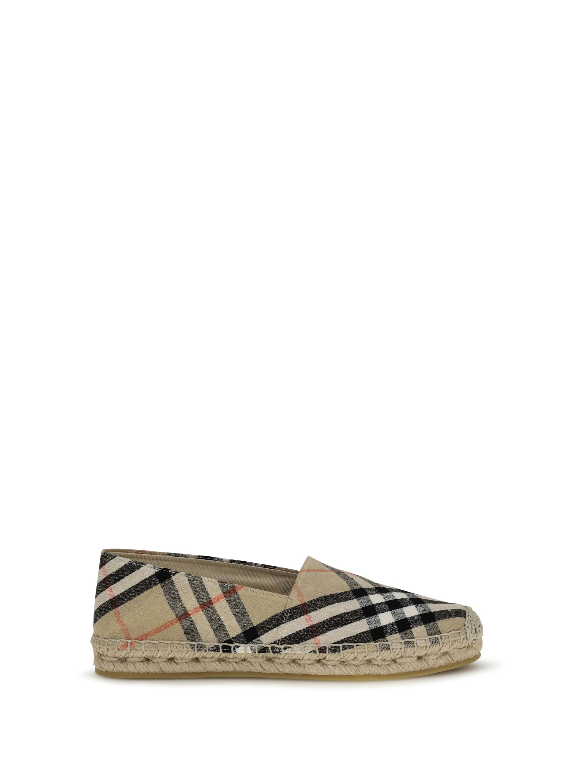 BURBERRY 36.5 mews check espadrilles