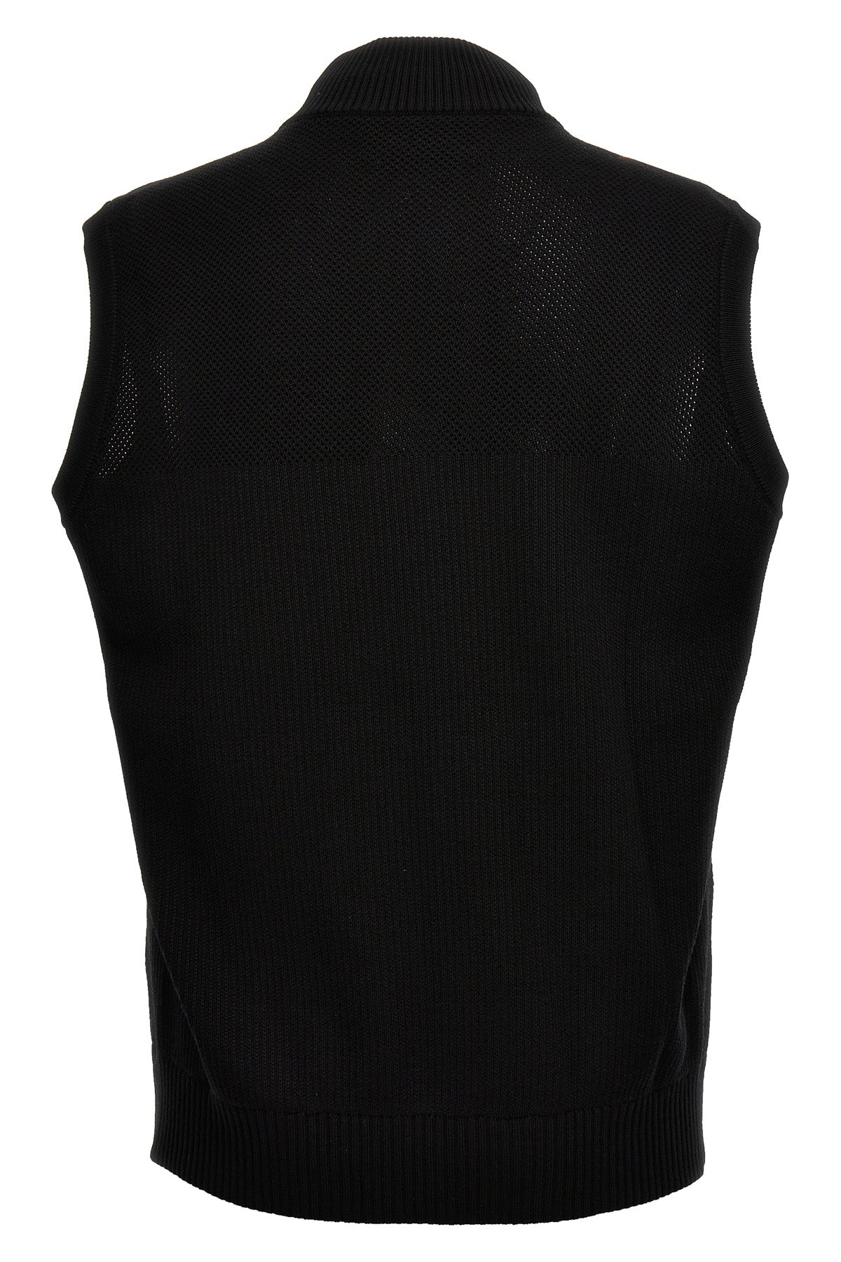 hybridge® quilted kniknit mid-weight merino wool vest