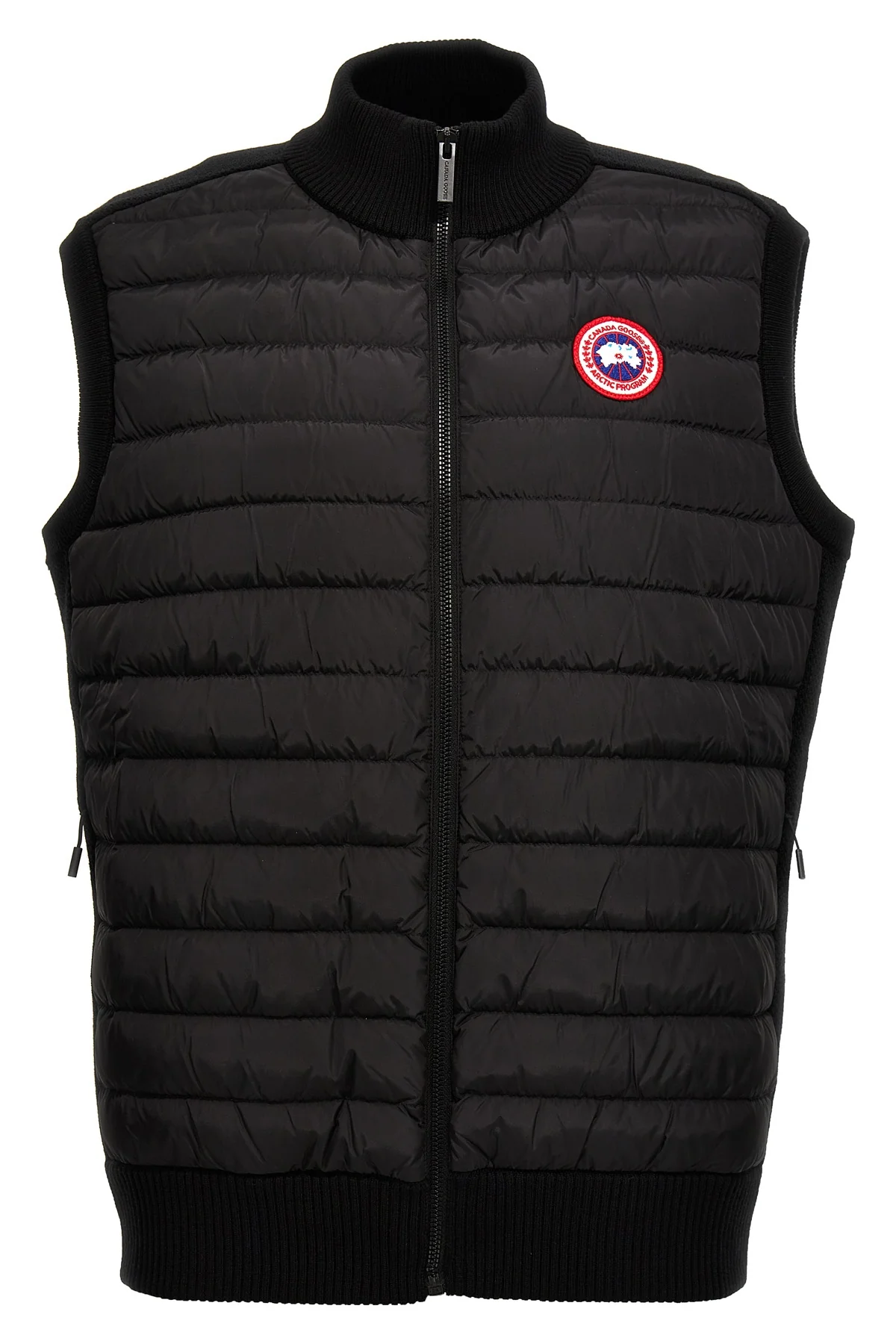 hybridge® quilted kniknit mid-weight merino wool vest