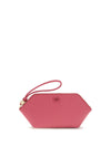 grained leather bou pouch