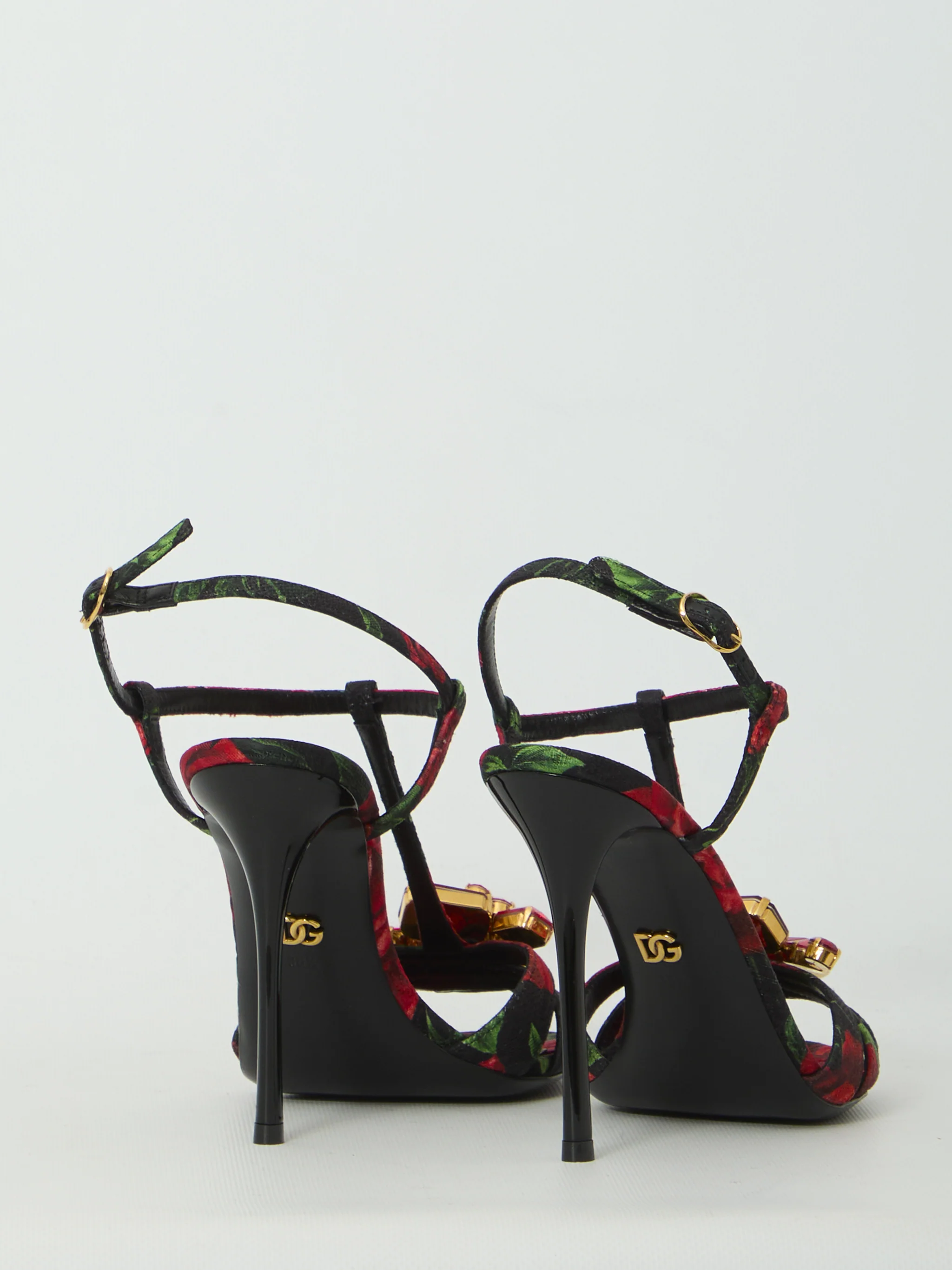 red rose sandals