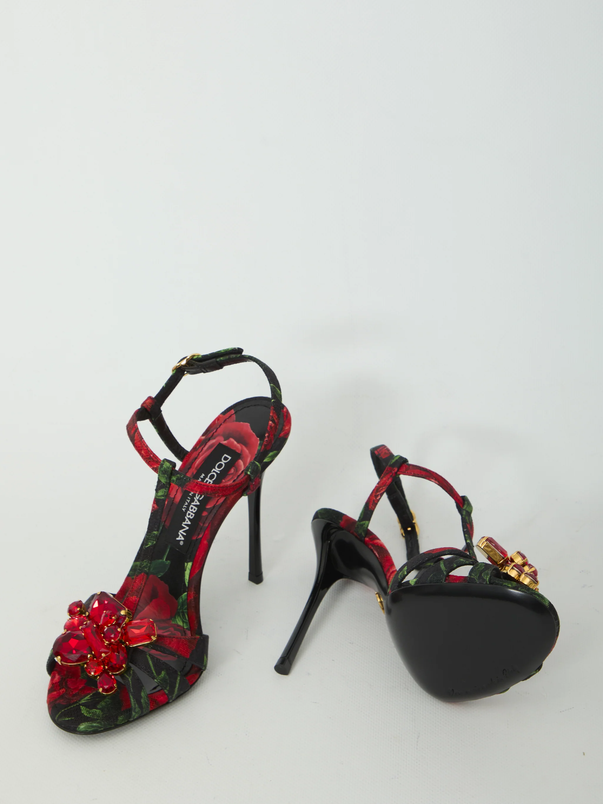 red rose sandals