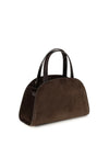 small romy suede top handle bag