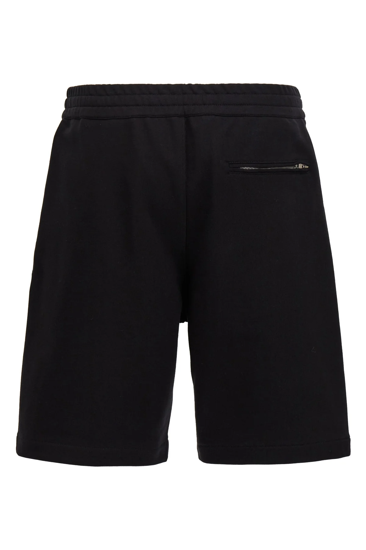 graffiti cotton bermuda shorts