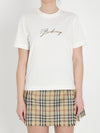 check cotton t-shirt
