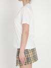 check cotton t-shirt