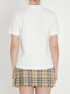 check cotton t-shirt