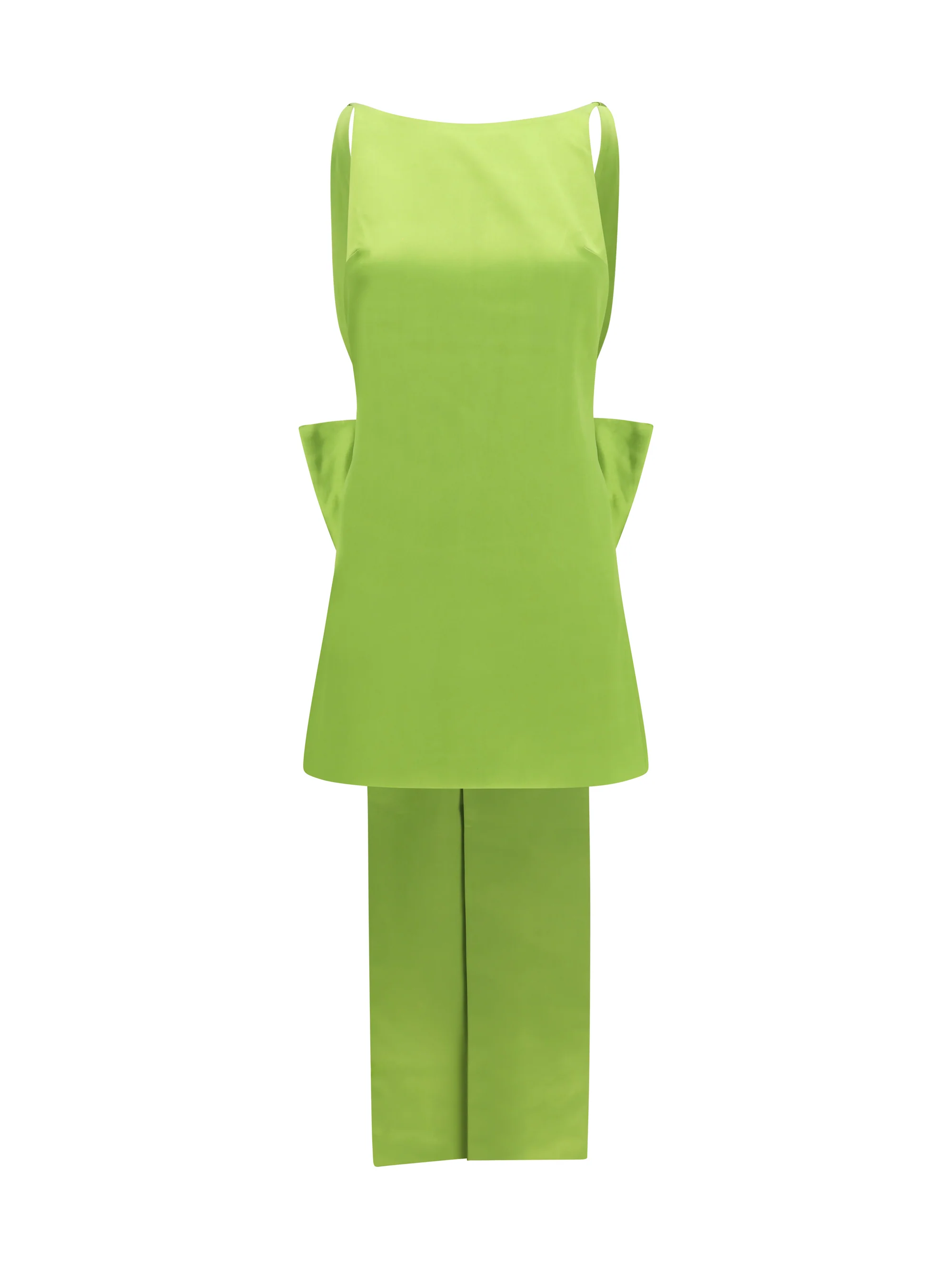 SELF-PORTRAIT 8 satin dress with back bow