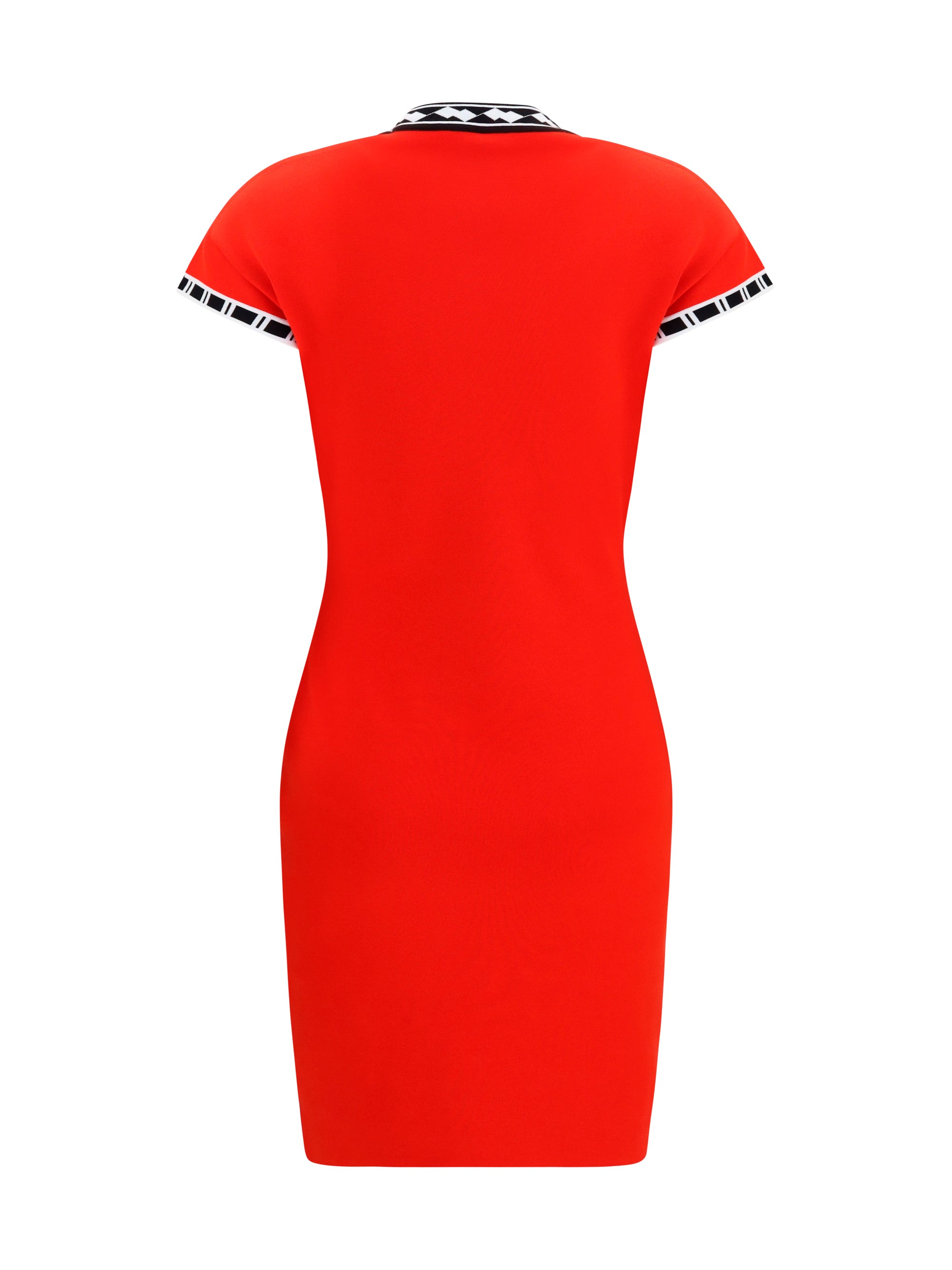 VERSACE 42 cotton knit mini dress