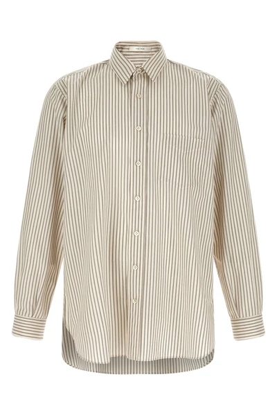 kardiff striped cotton poplin shirt