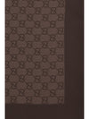 gg silk twill jacquard scarf