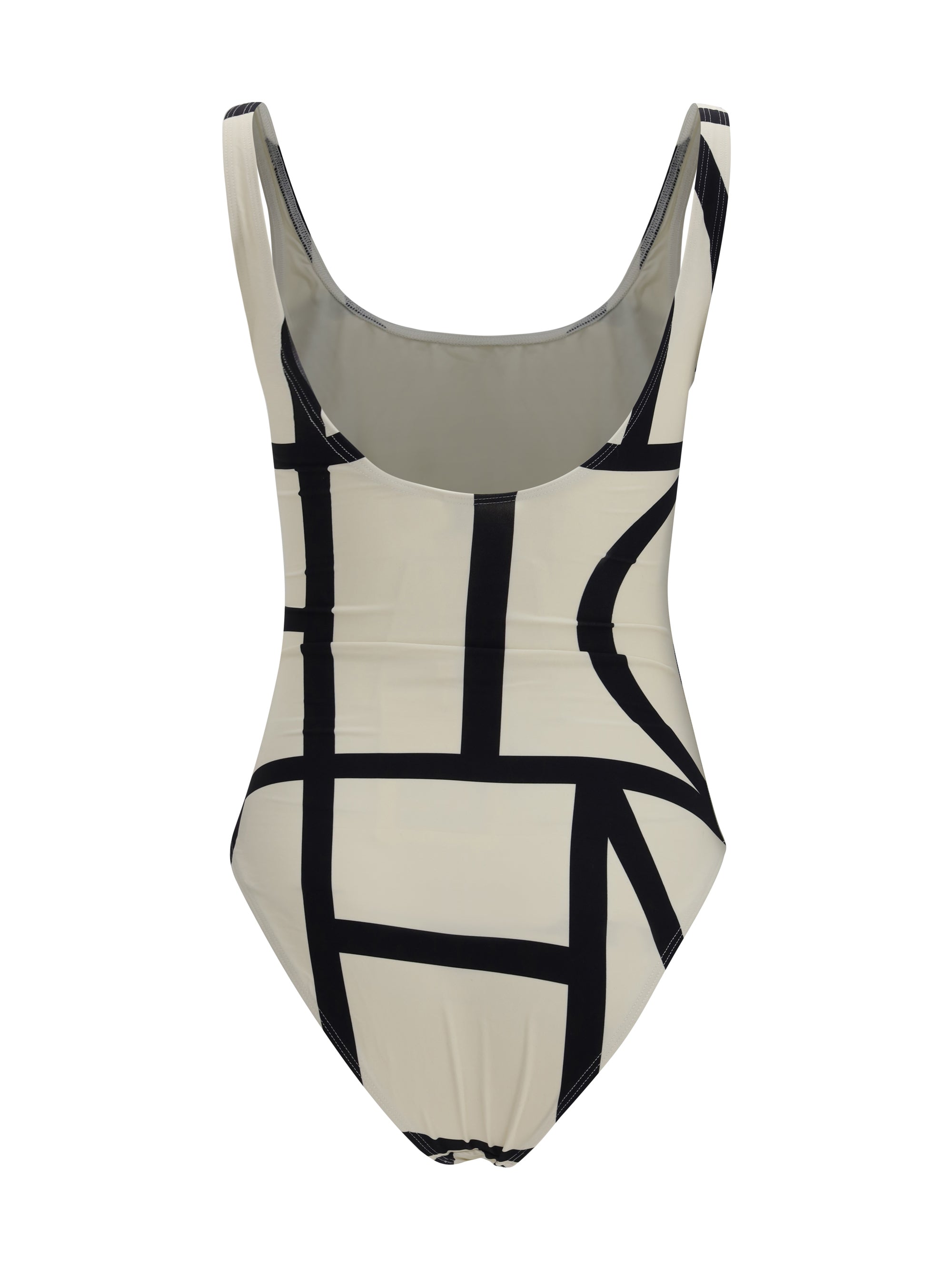 TOTEME M monogram one-piece swimsuit