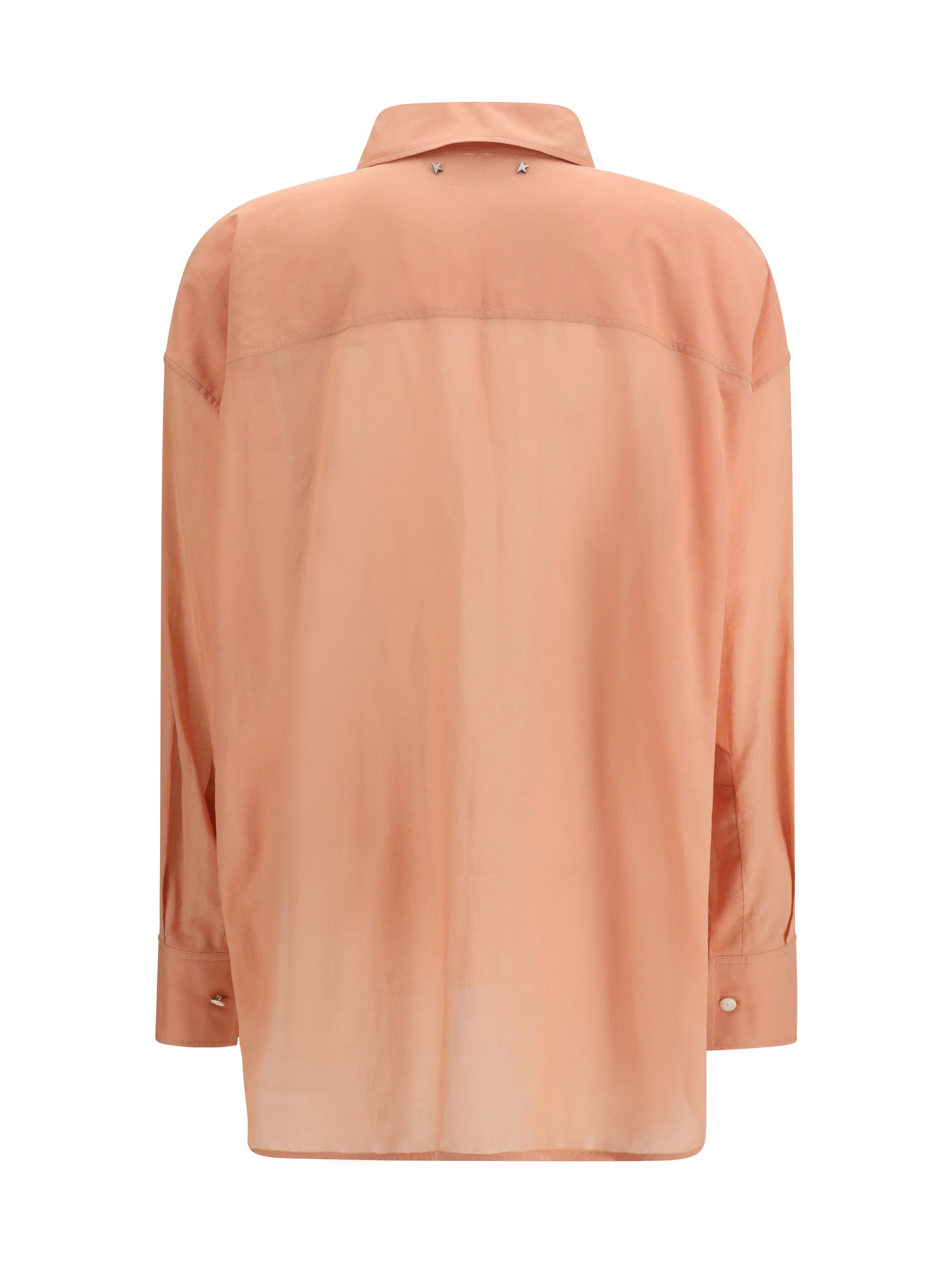 GOLDEN GOOSE M oversized shirt in cotton with pleated bib