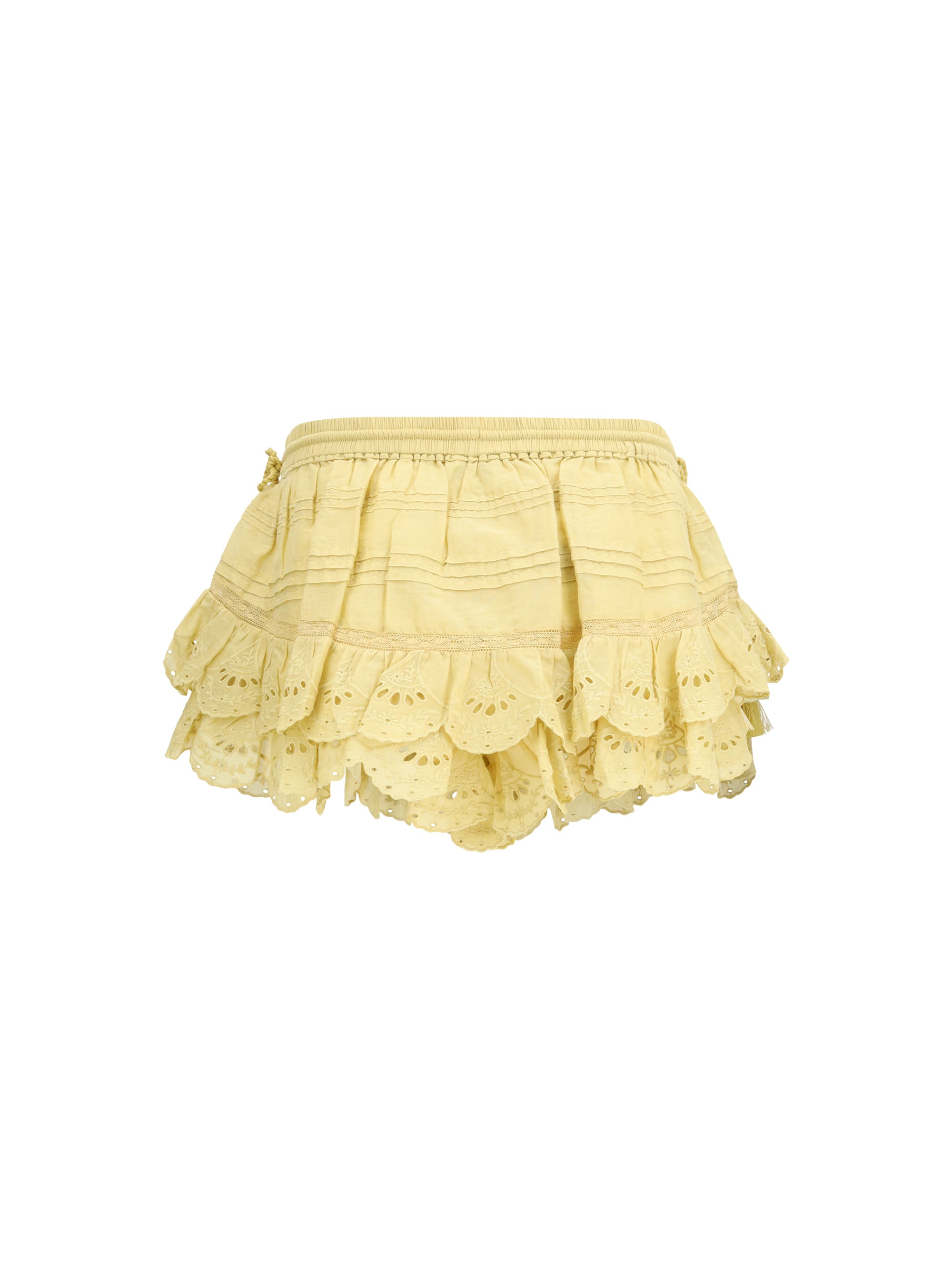 MARANT ETOILE 38 puria shorts with ruffles